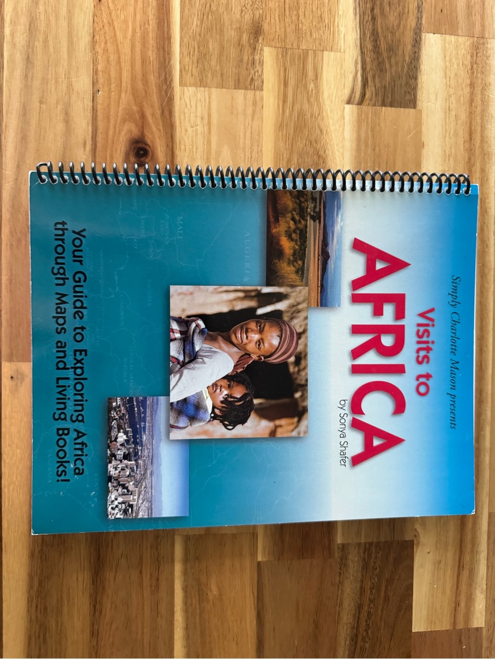 Visits to Africa Spiral-Bound Homeschool Book - Charlotte Mason Curriculum
